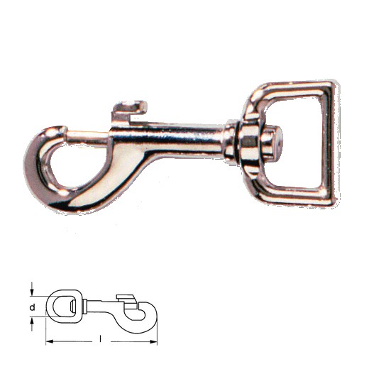 Mousqueton - Diam�tre 20 mm (carr�)
