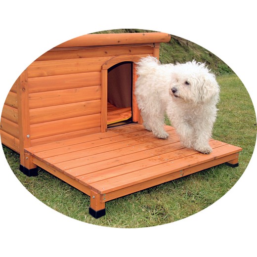 Terrasse pour niche bois CANADA