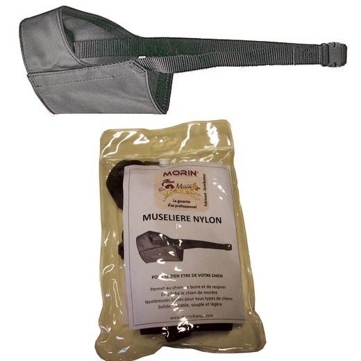 Muselière nylon pour chien - Qualité supérieure, attache rapide