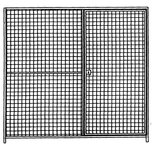 Cadre de chenil grillage 5/5 Pro - hauteur 1.82 m
