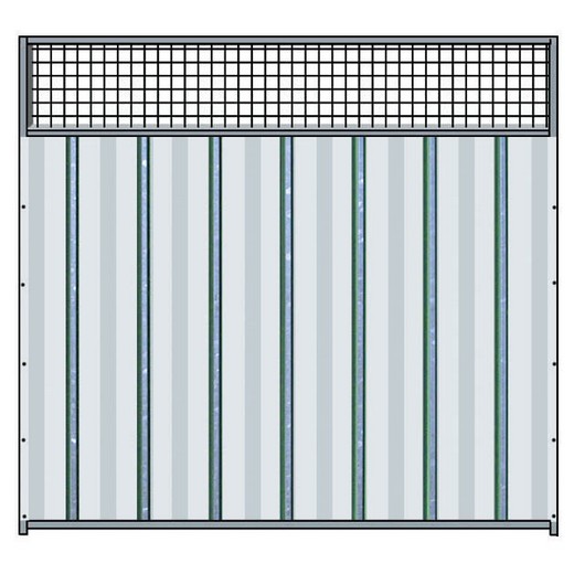 Cadre tôlé galvanisé - Mixte - Renforcé - Hauteur 1.82 m