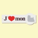 Autocollant  Jaime mon