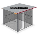 Chenil en kit métal grillage