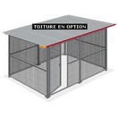 Chenil en kit métal grillage
