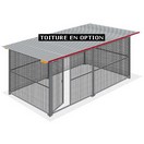 Chenil en kit métal grillage