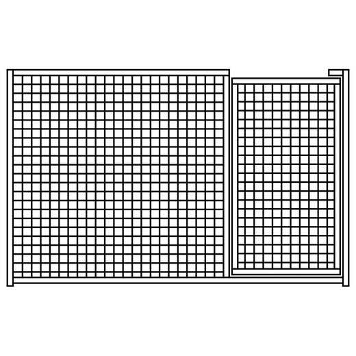 Enclos PRO pour chiots et petites races - Hauteur 110 cm - Grillage