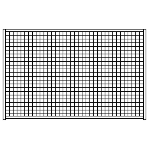 Enclos PRO pour chiots et petites races - Hauteur 110 cm - Grillage