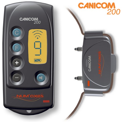 Canicom 200 - Collier de dressage à distance pour chien portée 200 m Num'axes