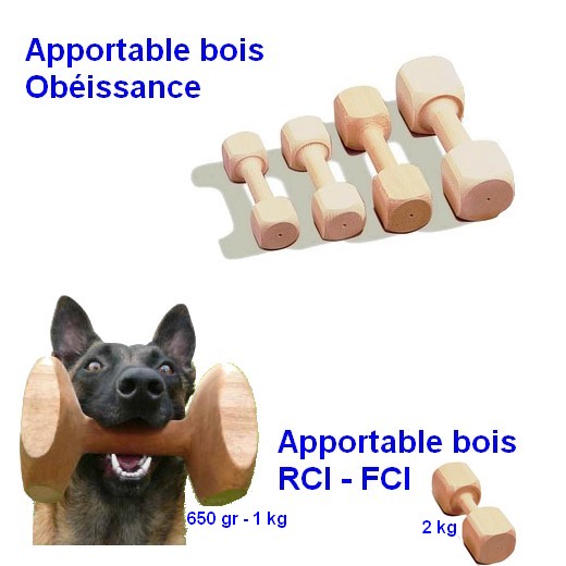 Apportables en bois pour Ob�issance / R.C.I.