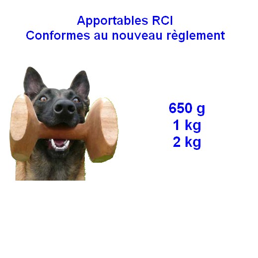 Apportables en bois pour Obéissance / R.C.I.