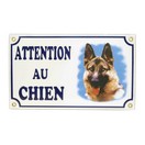 Plaque de garde métal émaillé - Berger Allemand