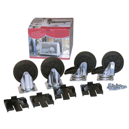 Kit roulettes pour cage de transport ARGO