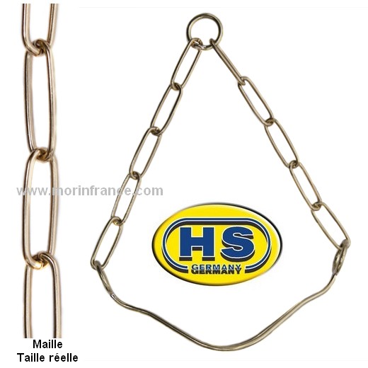 Collier d'exposition chien, en laiton massif - Qualité Pro HS