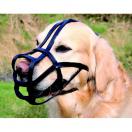 Muselire en sangle cuir pour chiens.