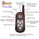 M-Tek 88 - Collier de DRESSAGE � distance & ANTI-ABOIEMENT pour chien port�e 500 m - Morin - image 2