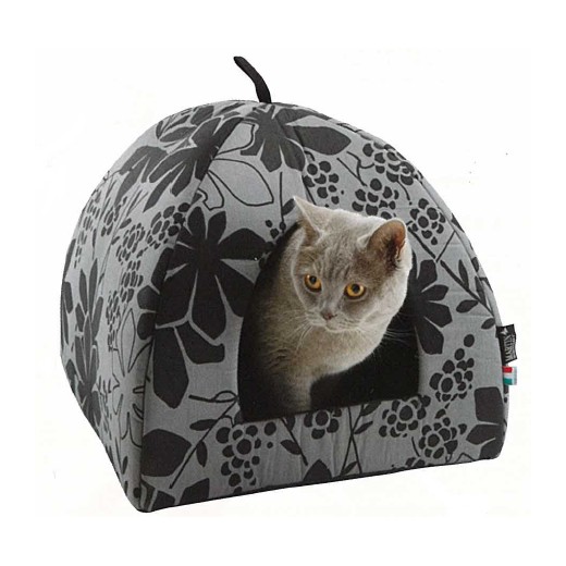 Tepee pliable (gris / noir).