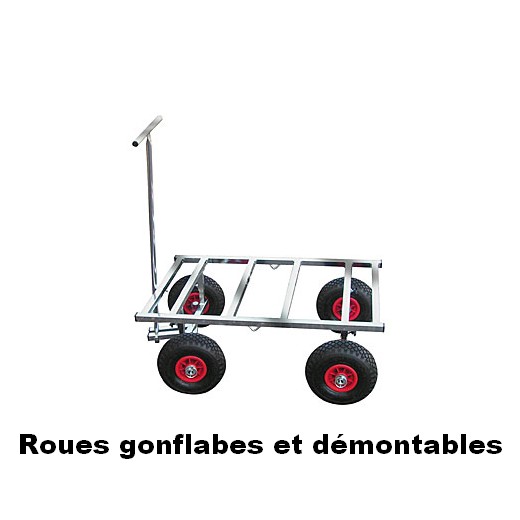 Chariot Pro pour cage de transport ou d'exposition