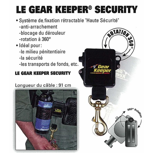 Gear keeper Security