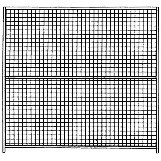 Cadre de chenil grillage 5/5 Pro - hauteur 2 m