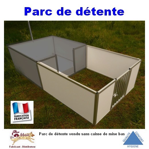 Parc d&rsquo;�bats pour caisse de mise bas PRO ELEVA-BED