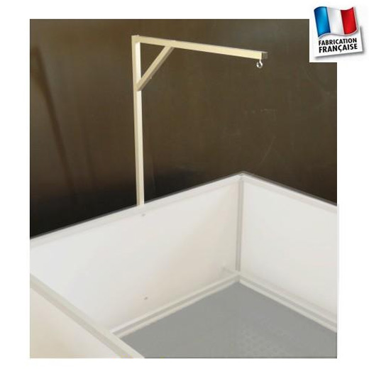 Potence à lampe chauffante pour bac de mise bas