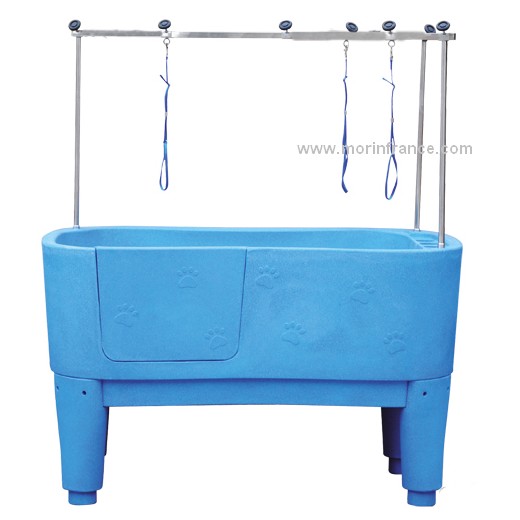 Baignoire polyéthylène sur pied pour chien