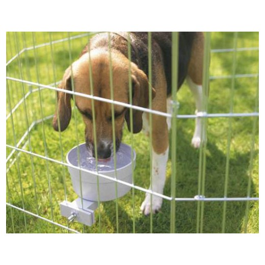 Gamelle + support de cage Crock Giant pour chiens et chats