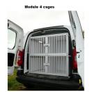 Cage de transport DogBox Pro - module 4 cages pour chiens