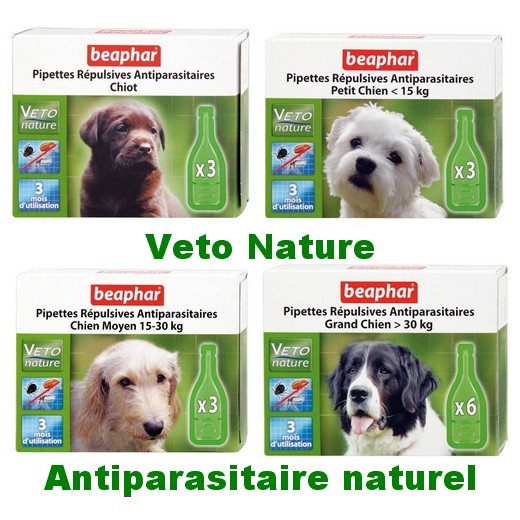 Pipettes r�pulsives antiparasitaires - V�to nature