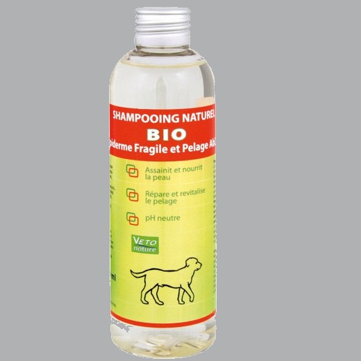 Shampooing naturel BIO �piderme fragile et pelage ab�m� - V�tonature