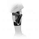 Holster cheville port haut