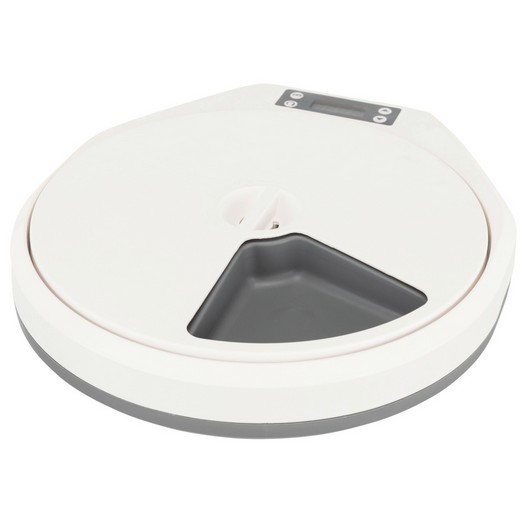 Distributeur automatique de croquettes 4 repas pour chien et chat.