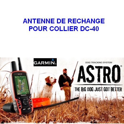 Antenne de remplacement pour collier Garmin