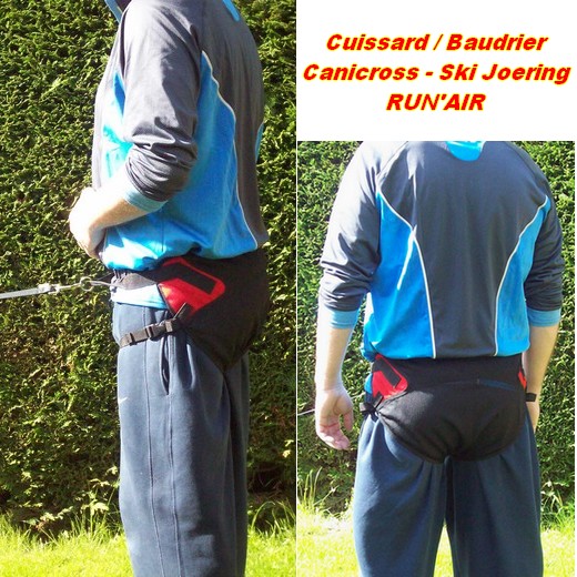 Cuissard / Baudrier RUN'AIR - Canicross, Ski Joering