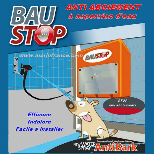 Anti aboiement collectif pour chenil chien - BAU STOP