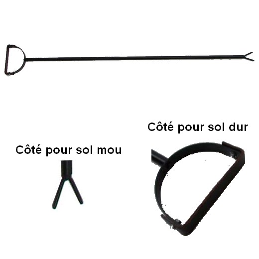 Bâton de fixation pour reptiles