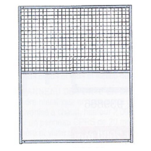 Panneaux de chenil mixte Polyester / Grillage - Hauteur 1.82 m