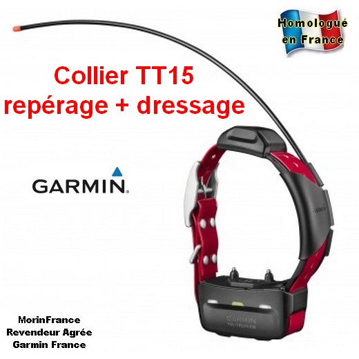 Garmin Alpha 100 - collier de repérage GPS T5 ou TT15 pour chien de chasse
