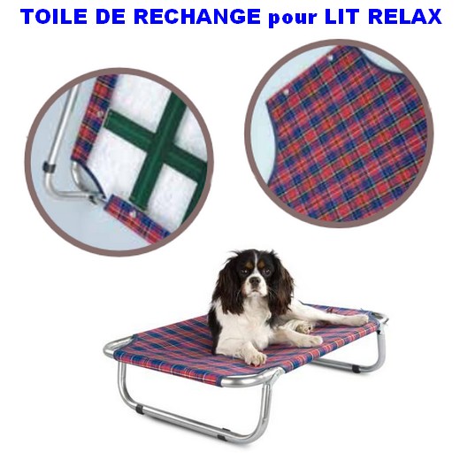 Toile de rechange pour lit pliant Relax