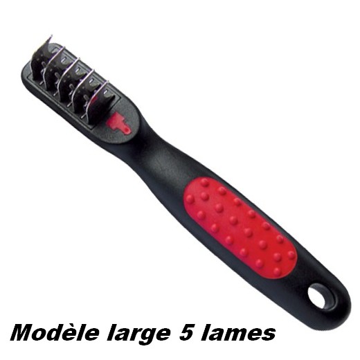 Démêloir ergonomique pour chiens