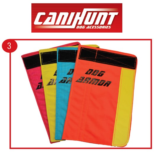 Accessoires et options pour gilet de protection chien de chasse Canihunt Dog Armor