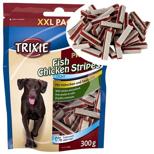 Friandises bâtonnets poulet / colin