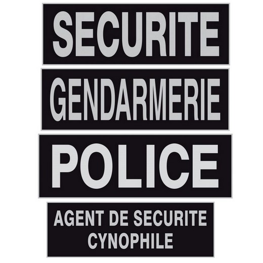 Bande de personnalisation sur fond noir