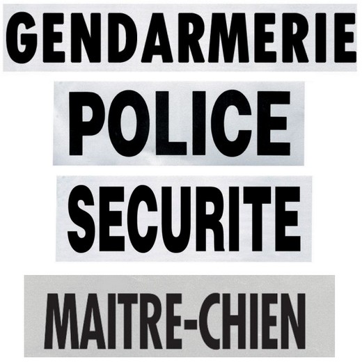 Bande de personnalisation sur fond rétroréfléchissant