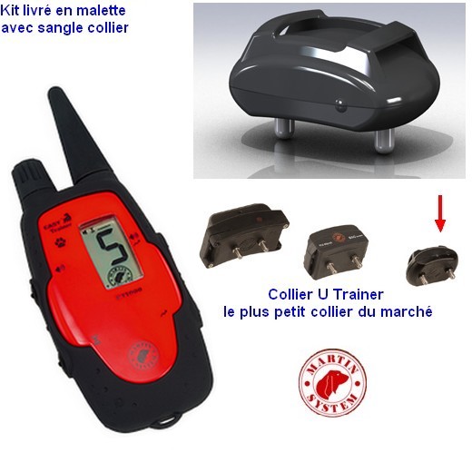 Easy Trainer 1000 avec collier micro trainer - Portée 1000 m - Martin System