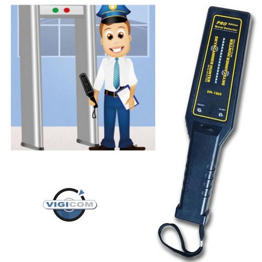 Détecteur de métaux portatif DM-1800 CDG rechargeable