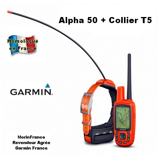 Garmin Alpha 50 avec collier T5 GPS