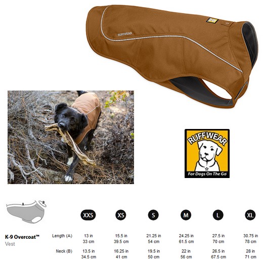 K-9 Overcoat Veste imperméable et polaire - Ruffwear