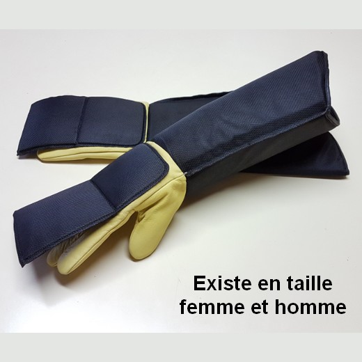 Gants long avec coque