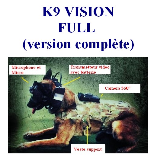 Caméra embarquée K9 VISION - FULL (version complète)